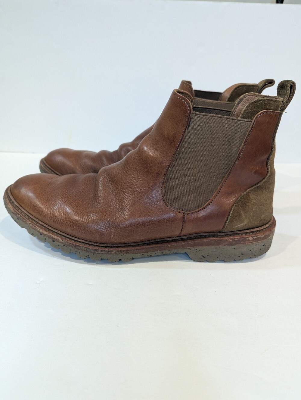 Allen Edmonds Discovery Chelsea Boot Cognac Leather Made In USA Men's Size 10